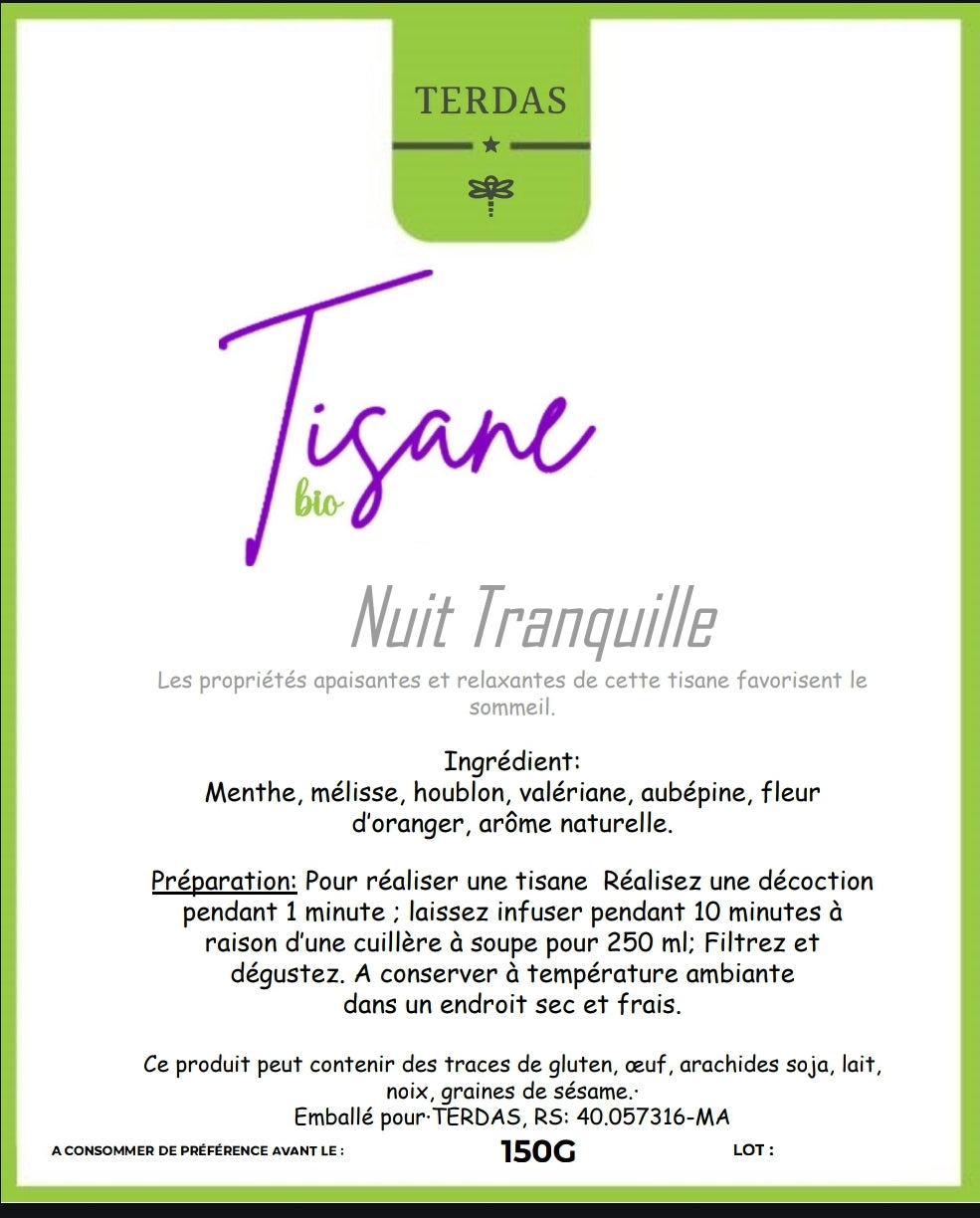 Tisane Bio - Nuit Tranquille đ