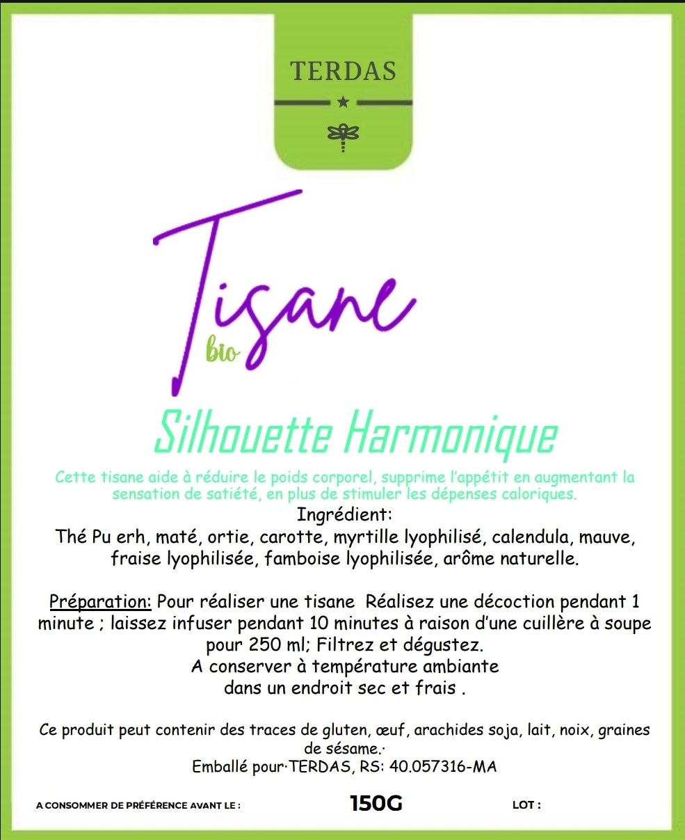 Silhouette Harmonique – La tisane pour une silhouette élégante et harmonieuse 🌿