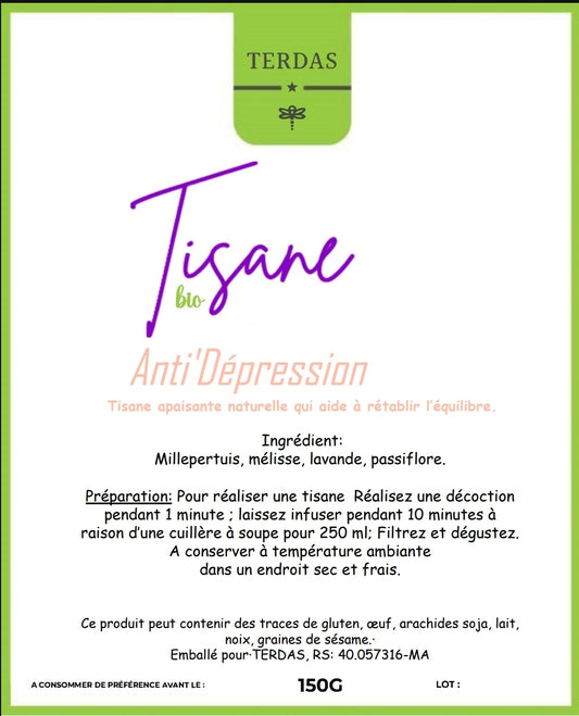 Tisane Bio Anti-Dépression – TERDAS