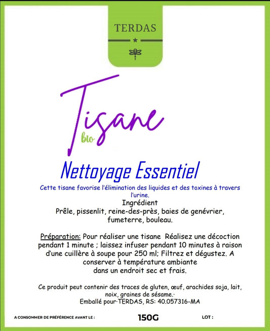 Tisane Bio Nettoyage Essentiel – Stimulez vos reins naturellement